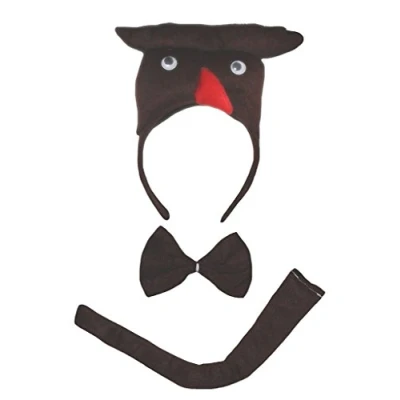 Abbildung von Petitebelle 3d Stirnband Bowtie Schwanz Kostüm für Erwachsene Einheitsgröße Owl