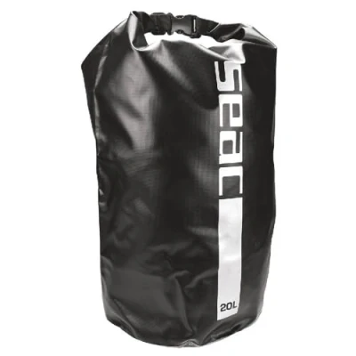 Abbildung von Seac Dry Bag, Wasserdichte Tasche Ideal für Tauchen, Bootfahren und Reisen, 20 lt, schwarz