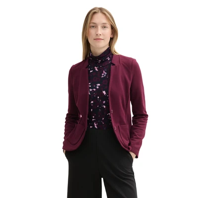 Abbildung von TOM Tailor Strickjacke, Damen, Größe: XS, Blackberry