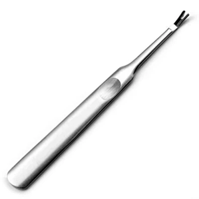 Abbildung von Premium Qualität Edelstahl Abgestorbene Haut Gabel Nagelhaut Trimmer Maniküre Pediküre Nail Art Werkzeug Langlebig und modisch