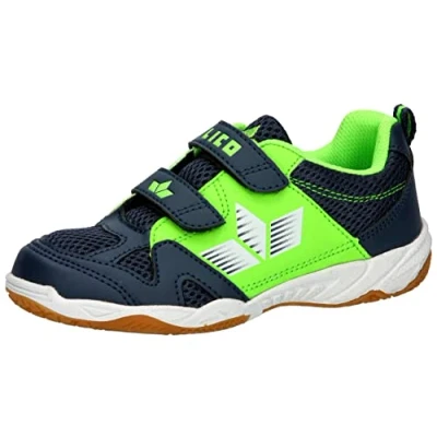 Abbildung von Lico Unisex Kinder Sport V Hallenturnschuhe, Marine Lemon, 29 EU