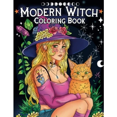 Abbildung von Modern Witch Coloring Book: Your Way to the Coven with 40 designs of Enchanting Artwork