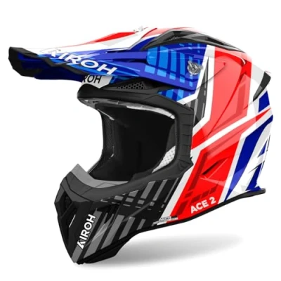 Abbildung von AIROH AVIATOR ACE 2 PROUD BLUE/RED GLOSS L