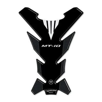 Abbildung von labelbike 3D Aufkleber aus Resin Gel Motorrad Tankpad kompatibel mit Yamaha MT 10