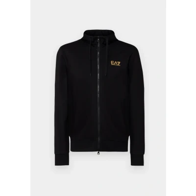 Abbildung von EA7 Emporio Armani Felpa Kapuzenpullover, Herren, Größe: Medium, Black
