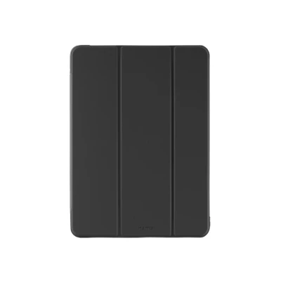 Abbildung von Hama Tablet Hülle für Apple iPad Air 11&quot; (stoßfeste Schutzhülle 2025 mit Standfunktion, schlanker Schutz transparenter Rückseite, EIN /Ausschalten automatisch) schwarz