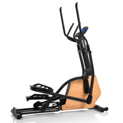 Abbildung von Hammer Crosstrainer CrossPace 5.0 NorsK, 3 fache Steigung, edles Holz Design, 24 Programme