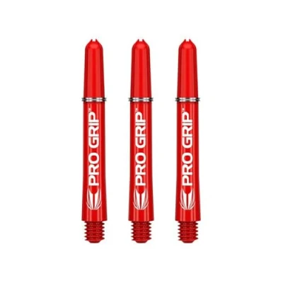 Abbildung von Target Pro Grip Schaft Rot Midi 2BA 42mm, 3 Stück
