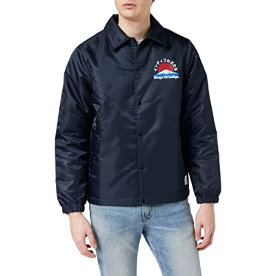 Abbildung von Kings of Indigo Herren Kenneth Fuji Jacke, Blau (Navy 8112), Large (Herstellergröße:L/)