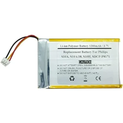 Abbildung von 1200mAh 3.7V Ersatzakku für Philips S10A, S10A/38, S10H, SDCP P8171 Schnurlostelefon, PH454061