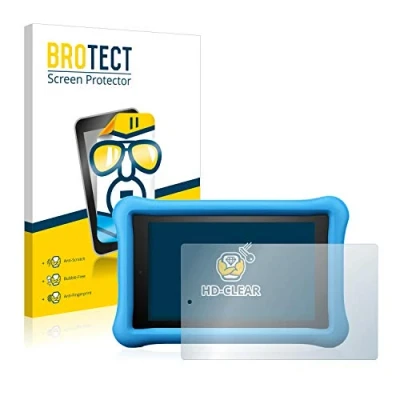Abbildung von BROTECT (2 Stück Schutzfolie für Amazon Fire HD 8 Kids Edition 2018 (8. Gen.) Displayschutz Folie Ultra Klar