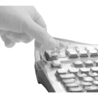 Abbildung von CHERRY WetEx, Flexible Tastatur Schutzfolie, Verhindert das Eindringen von Flüssigkeiten, Staub &amp; Fremdkörpern, für Standard Keyboard G83 6105