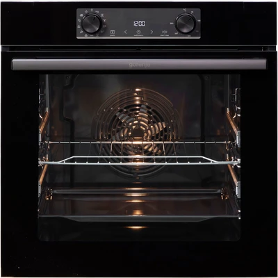 Abbildung von GORENJE Einbaubackofen &quot;BOS6737E09BGOT&quot;, BOS6737E09BGOT, mit 2 fach Teleskopauszug, Aqua Reinigungsfunktion, ExtraSteam
