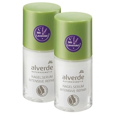 Abbildung von alverde NATURKOSMETIK Nagelserum Intensiv Repair mit Bio Lavendel, 10 ml x 2 Flaschen