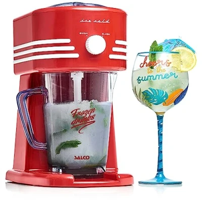 Abbildung von SALCO Slush Maker SNC 31, Edelstahl Rührarm, grobes oder feines Eis, inkl. Krug