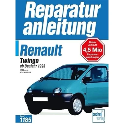 Abbildung von Renault Twingo: ab Baujahr 1993 1239 ccm, 40 kW/55 PS: cm, k55 PS // Reprint der 6. Auflage 1995 (Reparaturanleitungen)