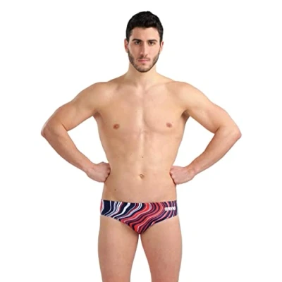 Abbildung von ARENA Marbled Badehose Navy Red Multi 128