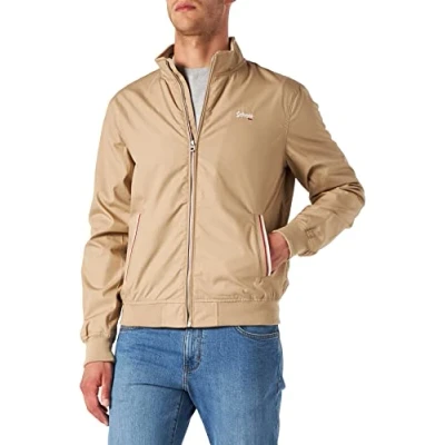 Abbildung von Schott Casual Leichte Jacke, Herren, Größe: Large, Beige clair