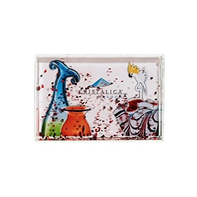 Abbildung von CRISTALICA Bilderrahmen Fotorahmen Fotoständer Bilderhalter Herz Flitter 10 X 15 cm
