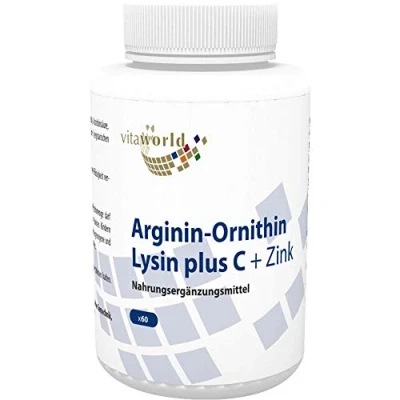 Abbildung von Arginin ornithin lysin Plus C+zink Kapse 60 St
