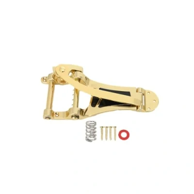 Abbildung von Cozyel Jazzgitarre Tremolo Vibrato Bridge Saitenhalter Guitar B7 Archtop Big Rocking Rod Pulling String Board für LP ETC Bigsby ES355 Epiphone