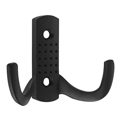 Abbildung von SO TECH® Garderobenhaken JASMIN STRONG extra stabile Ausführung (1 St), Variante kurz schwarz matt