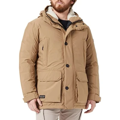 Abbildung von camel active Texxxactive Funktions Winterjacke, Herren, Größe: 50, Hellbraun