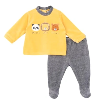 Abbildung von Chicco, Coprifasce e ghettina in ciniglia, Baby Jungen, Ocker, 3M, Entworfen Italien