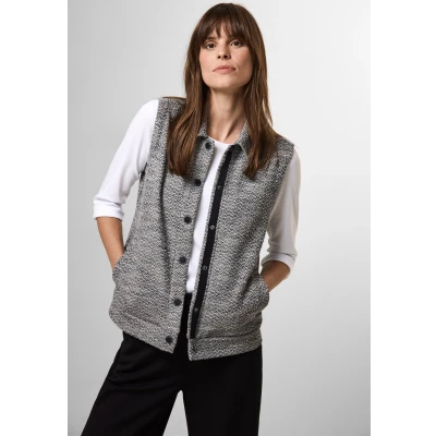 Abbildung von Cecil BOUCLÉ Weste, Damen, Größe: Large, Blau
