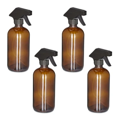 Abbildung von relaxdays Sprühflasche Glas 500ml 4er Set