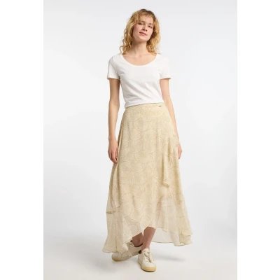 Abbildung von DREIMASTER Vintage Damenrock S / Off White Mehrfarbig 100% Polyester