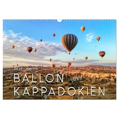 Abbildung von Mit dem Ballon über Kappadokien (Wandkalender 2025 DIN A3 quer), CALVENDO Monatskalender