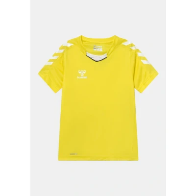 Abbildung von Hummel Hmlcore XK POLY Jersey S/S Tshirt print für Kinder, Größe: 116, Blazing yellow