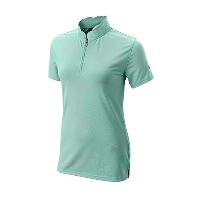 Abbildung von Wilson Staff Damen Golf Poloshirt, Scalloped Collar Polo, Kurzarm, Polyester