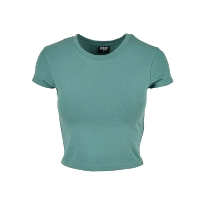 Abbildung von Urban Classics Stretch Jersey Cropped TEE Tshirt basic, Damen, Größe: XXL, Paleleaf