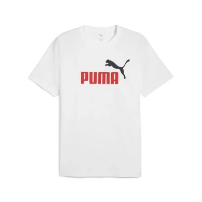 Abbildung von Puma Color LOGO TEE Tshirt print, Herren, Größe: Small, White