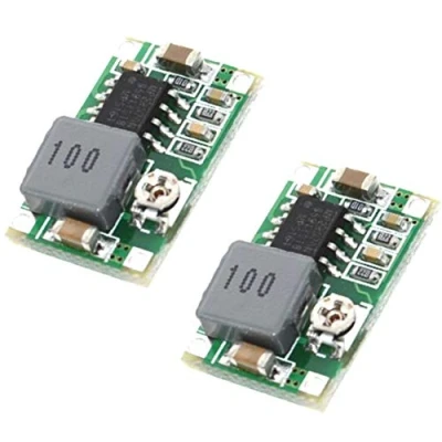 Abbildung von TECNOIOT 2pcs Mini360 Mini 360 DC Adjustable Buck Converter Step Down Power Supply Module Ultra Small Modul Handy Netzteil DIY, Fahrzeug Lm2596
