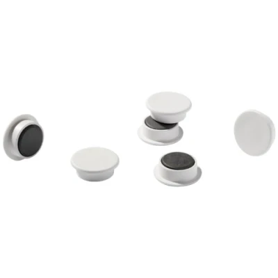 Abbildung von Durable Magnete, Industrieverpackung, 21 mm, 210p, weiß, 20 Stück, 475202