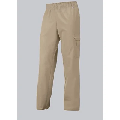 Abbildung von BP 1646 400 47 XLl Unisex Hose, mit Gummizug in der Taille, 215,00 g/m² Stoffmischung, eierschalenfarben,
