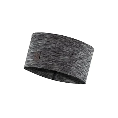 Abbildung von Buff Merino Stirnband Wide MULTISTRIPES FOG GREY