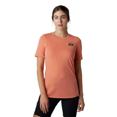 Abbildung von Fox Racing Damen Standard Ranger Drirelease SS Jersey, Veni Mokka, Größe XS