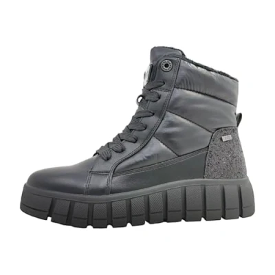 Abbildung von TOM Tailor Denim Licence GEFÜTTERTE Plateaustiefelette, Damen, Größe: 39, Black Schuhe