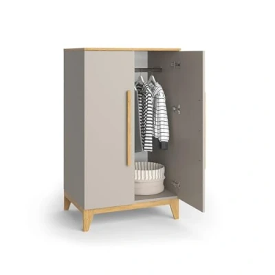 Abbildung von VitaliSpa Kinderkleiderschrank Malia, Cashmere Eiche, 70 x 120 cm