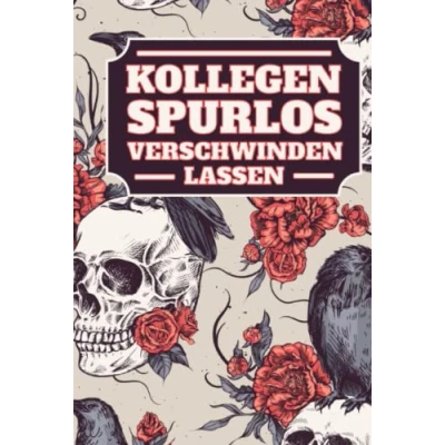 Abbildung von Kollegen Spurlos Verschwinden Lassen: Kariertes Notizbuch DIN A5 120 Seiten