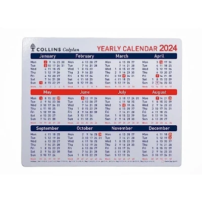 Abbildung von Collins Colplan 2024 Jahres Tischkalender 210 x 260 mm (CDS1 24)