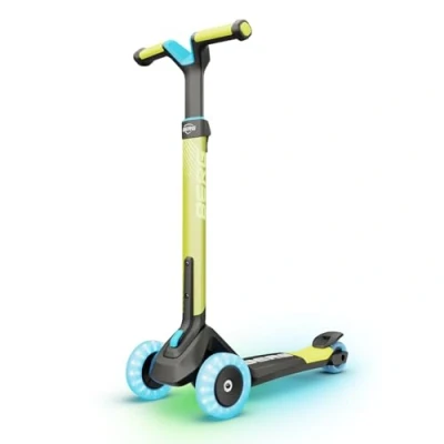Abbildung von BERG Nexo Kinderroller faltbar lime + LED deck Lichter