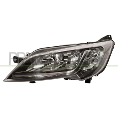 Abbildung von PRASCO FT9324934 Scheinwerfer links H7/H7 schwarz mit Stellmotor für LWR FIAT: Ducato III Kastenwagen, Pritsche / Fahrgestell