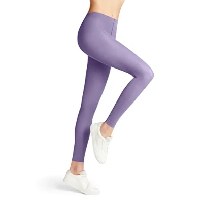 Abbildung von FALKE Damen Leggings Pure Matt 50 DEN W LE halb blickdicht einfarbig 1 Stück, Lila (Lupine 6903) neu umweltfreundlich, M