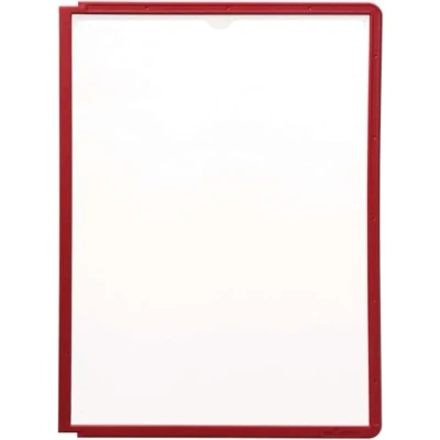 Abbildung von Durable Sichttafel Sherpa Panel A4, PP, rot, 5er Packung, 560603