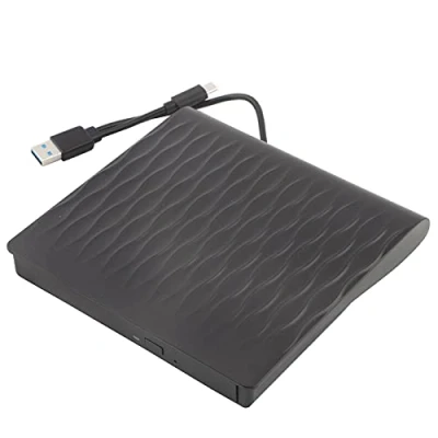 Abbildung von Externes CD DVD Laufwerk, Optisches USB 3.0 Tragbares +/ RW Player, ROM Brenner, Kompatibel mit Laptop, Desktop PC, Windows, Linux, Mac